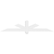 Ekena Millwork Kennewick Architectural Grade PVC Gable Bracket, 72"W x 15"H x 4"D x 4"F, 5/12 Pitch GBP072X15X0404KEN00 - alternate 4